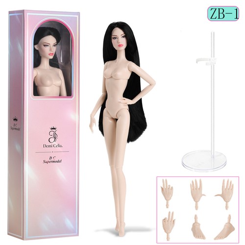 White skin black - skin, 32cm